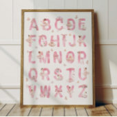 Ballet Alphabet ABC Poster Kids Room Decor ポスター