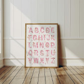 Ballet Alphabet ABC Poster Kids Room Decor ポスター