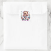 Ballet Bear “Thank You Beary Much” Stickers スクエアシール (バッグ)