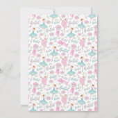 Ballet Birthday Invitation 招待状 (裏面)