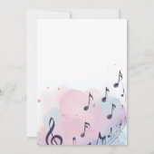 Ballet Birthday Invite – Twirl Party Theme 招待状 (裏面)