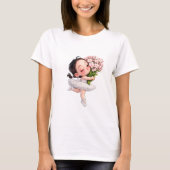 Ballet Bouquet Hug Tシャツ (正面)