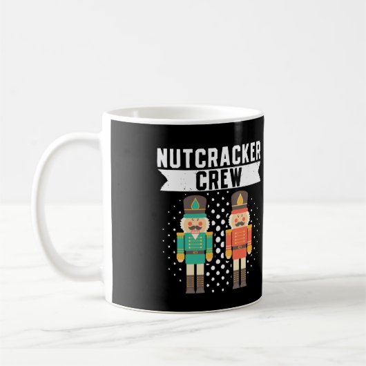 Ballet Dance Nutcracker Crew コーヒーマグカップ (左)