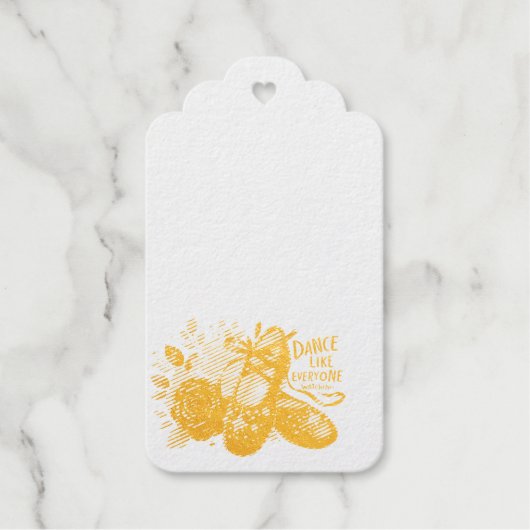 Ballet Dancer ギフトタグ (正面)