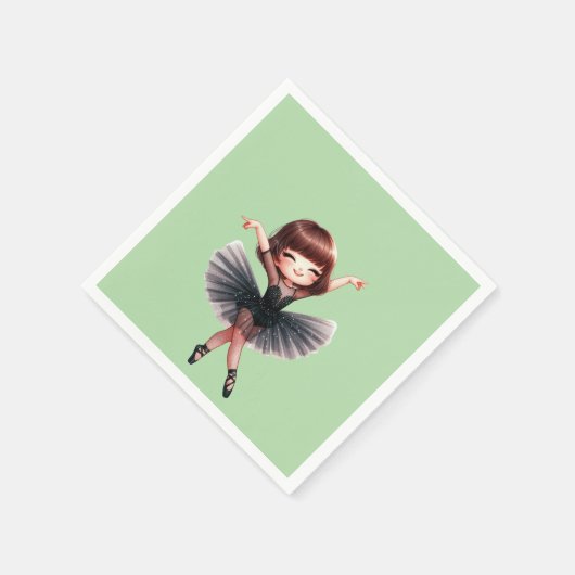 Ballet Dancer スタンダードカクテルナプキン (角)