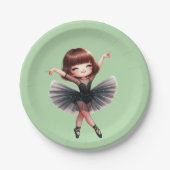 Ballet Dancer ペーパープレート (正面)