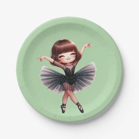Ballet Dancer ペーパープレート (正面)