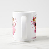 Ballet Dancer Quote Coffee Mug ジャンボコーヒーマグカップ (裏面)