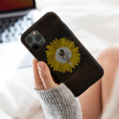 Ballet dancer yellow sunflower iPhoneケース