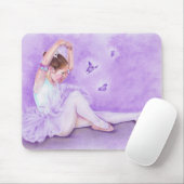 Ballet de Papillon Mousepad マウスパッド (マウス)