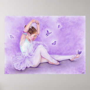 Ballet De Papillon Poster ポスター
