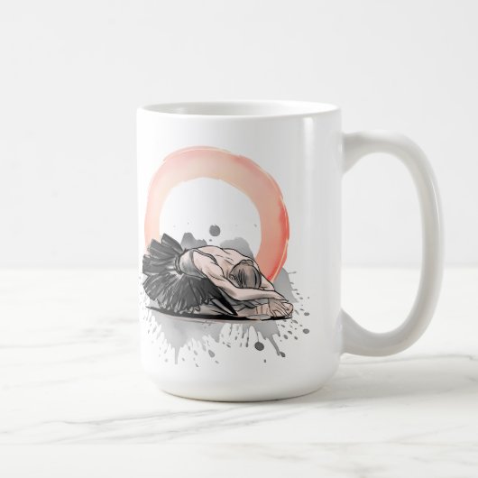 Ballet Enso Balance is Choosing Centre Left Handed コーヒーマグカップ (右)