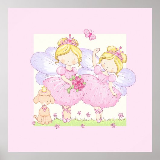 Ballet fairies with poodle ポスター (正面)