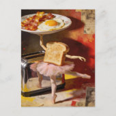 ballet for breakfast surreal ポストカード (正面)