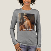 BALLET - I LOVE BALLET トライブレンドＴシャツ (正面)