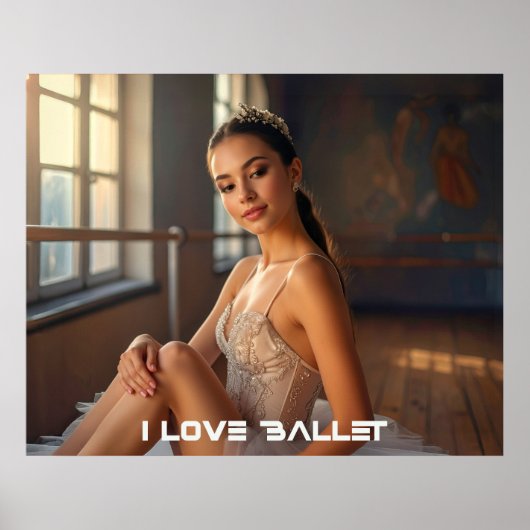 BALLET - I LOVE BALLET ポスター (正面)