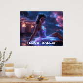 BALLET - I LOVE BALLET ポスター (キッチン)
