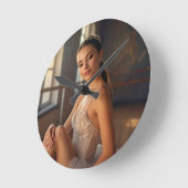 BALLET - I LOVE BALLET ラウンド壁時計 (傾斜)