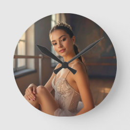 BALLET - I LOVE BALLET ラウンド壁時計