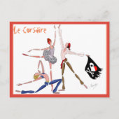 BALLET LE CORSAIRE, GIFT FOR THE BALLETOMANE ポストカード (正面)