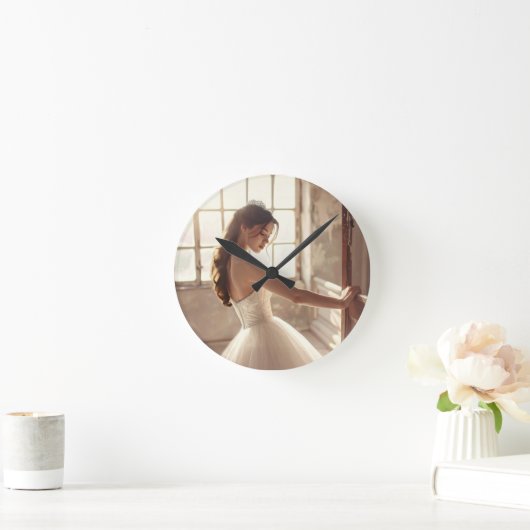 BALLET LOVE - BALLET & DANCE ラウンド壁時計 (ホーム)