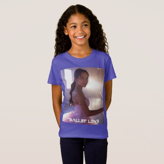 BALLET LOVE - BALLET & DANCE Tシャツ (正面フル)