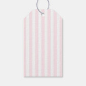 Ballet Pink Girls Bow Tutu Ballerina 1st Birthday ギフトタグ (裏面)