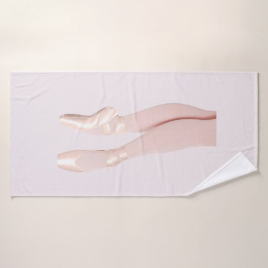 Ballet Point Shoes バスタオル (バスタオル)