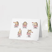 BALLET POSITIONS greeting card by Nicole Jane カード (正面)