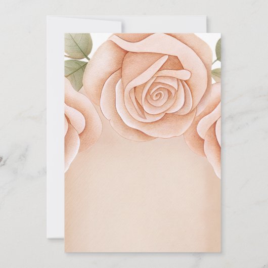 Ballet Princess Girls Fourth Birthday 招待状 (裏面)