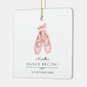 Ballet Recital Keepsake  セラミックオーナメント (左)