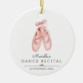 Ballet Recital Keepsake  セラミックオーナメント (正面)