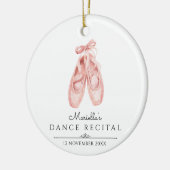 Ballet Recital Keepsake  セラミックオーナメント (左)