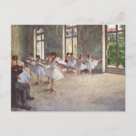 Ballet Rehearsal by Degas ポストカード