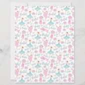 Ballet Scrapbook Paper (裏面)