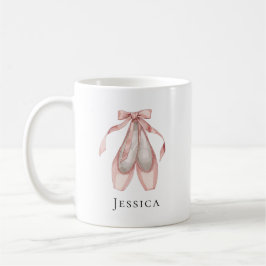 Ballet Shoes Personalized コーヒーマグカップ
