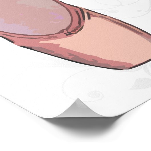 Ballet Slippers Toe Shoes ポスター (角)