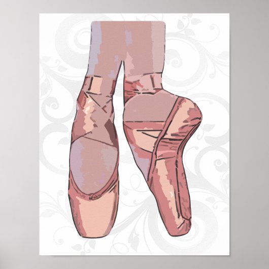 Ballet Slippers Toe Shoes ポスター (正面)