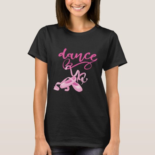Ballet Toddler Girls Women Ballet Dancer Ballerina Tシャツ (正面)