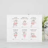 Ballet Valentine Cards for Kids レターヘッド (スタンド正面)