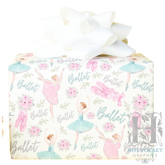 Ballet Wrapping Paper ラッピングペーパー