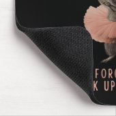 Balletcore Raccoon Born To Dilly Dally Raccoon Lov マウスパッド (コーナー)