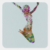 Ballette水色 スクエアシール (正面)