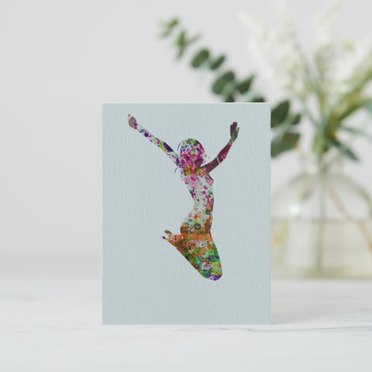 Ballette水色 ポストカード (スタンド正面)