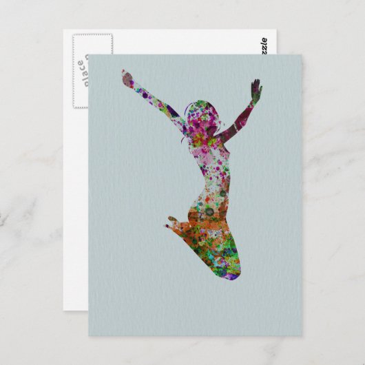 Ballette水色 ポストカード (正面/裏面)