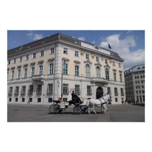 Ballhausplatzでオーストリア連邦首相府 ポスター