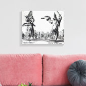 Balli de Sfessania, c.1622 キャンバスプリント (インサイチュ (リビング))