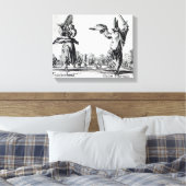 Balli de Sfessania, c.1622 キャンバスプリント (インサイチュ (寝室))