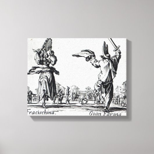 Balli de Sfessania, c.1622 キャンバスプリント (正面)