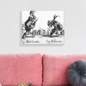 Balli de Sfessania, c.1622 キャンバスプリント (インサイチュ (リビング))